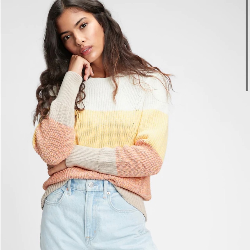 Colorblock sweater
